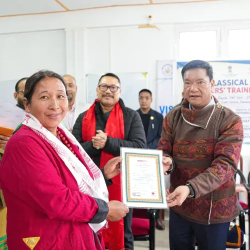 CM Pema Khandu hails Usha Silai School teachers in Tawang