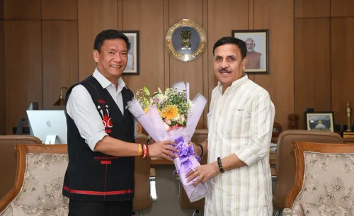CM Pema Khandu Hosts BJP Leaders in Courtesy Call on Arunachal Affairs