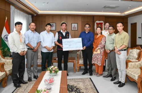 CM Pema Khandu lauds APCSOA's ₹10 lakh flood relief donation