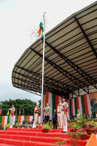 CM Pema Khandu Leads Arunachal's Independence Day at IG Park