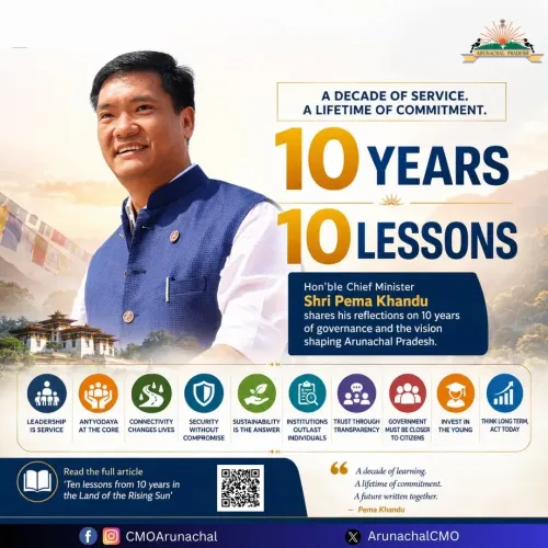 CM Pema Khandu marks 10 years with governance reflections