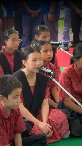 CM Pema Khandu pays Gandhi Jayanti tribute with Donyi Polo School