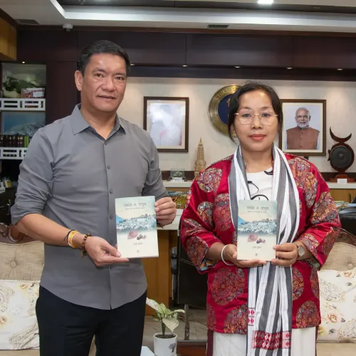 CM Pema Khandu releases poetry book on Arunachal's culture