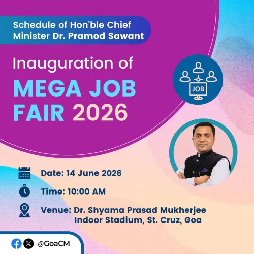 CM Pramod Sawant to Inaugurate Mega Job Fair 2026 in Goa