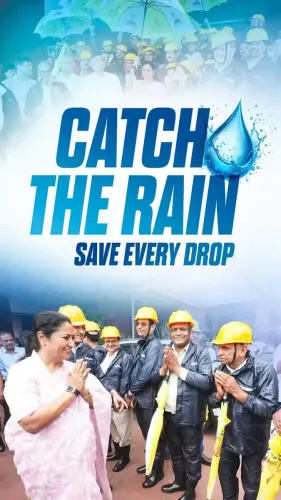 CM Rekha Gupta Backs 'Catch the Rain' as People's Movement