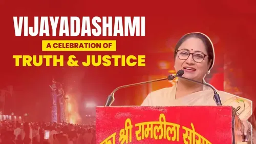 CM Rekha Gupta Greets Delhi on Vijaya Dashami 2026
