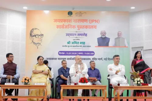 CM Rekha Gupta Hails JP Narayan Library Launch in Delhi