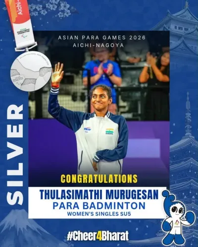 CM Rekha Gupta Hails Thulasimathi's Silver at Asian Para Games 2026
