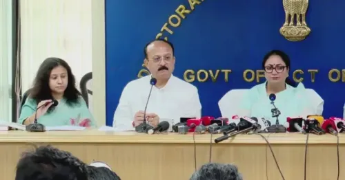 CM Rekha Gupta holds live press conference at Delhi Secretariat