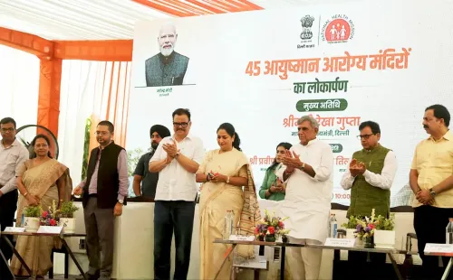 CM Rekha Gupta Inaugurates 45 Ayushman Centres in Delhi