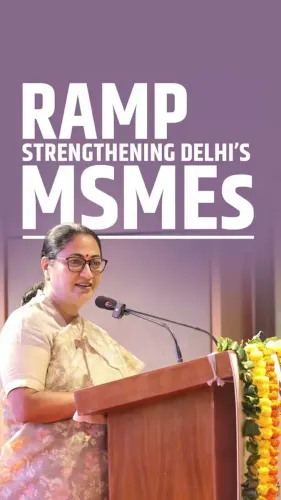 CM Rekha Gupta Joins RAMP Drive to Boost Delhi MSMEs