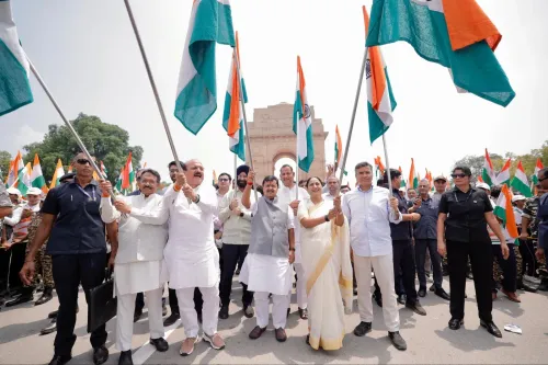 CM Rekha Gupta joins Tiranga Yatra on Kartavya Path