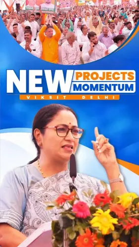 CM Rekha Gupta Launches ₹214 Cr Projects Across 5 Delhi Zones