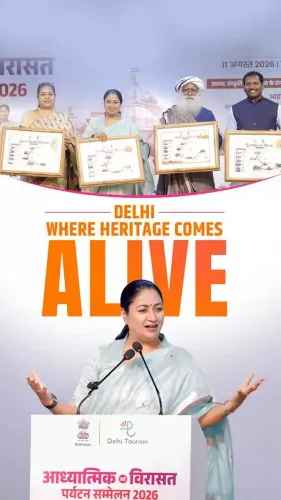 CM Rekha Gupta Launches Four Heritage Tourism Circuits at Akshardham Conclave