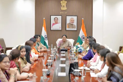 CM Rekha Gupta meets Delhi BJP Mahila Morcha ahead of Navratri