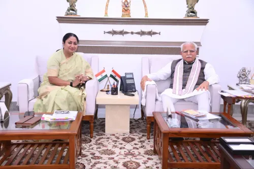 CM Rekha Gupta Meets Union Minister Khattar on Delhi Development