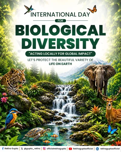 CM Rekha Gupta Renews Delhi's Biodiversity Pledge