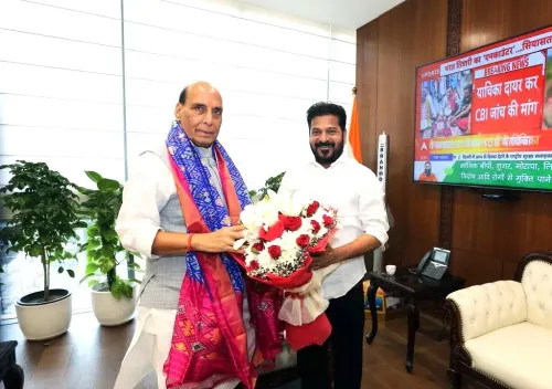 CM Revanth Asks Rajnath to Develop Adilabad IAF Airport Fully