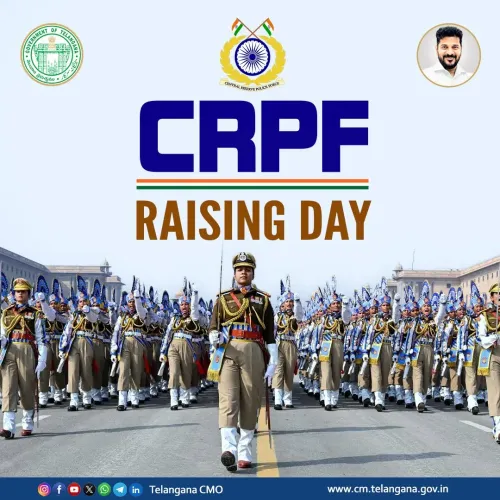 CM Revanth Reddy Greets CRPF on Raising Day