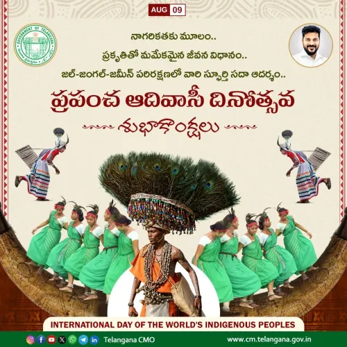 CM Revanth Reddy greets Telangana's Adivasi communities