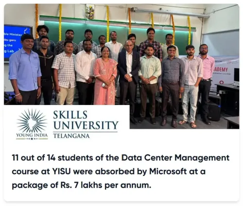 CM Revanth Reddy Hails Microsoft Hiring 11 YISU Students