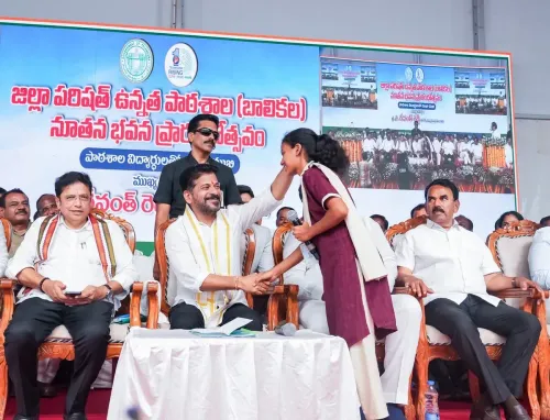 CM Revanth Reddy Inaugurates Girls' School in Wanaparthy