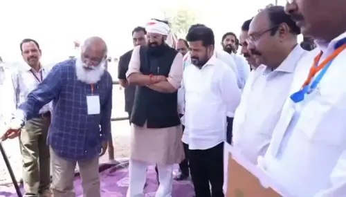 CM Revanth Reddy Inspects Palamuru-Rangareddy Lift Irrigation Works