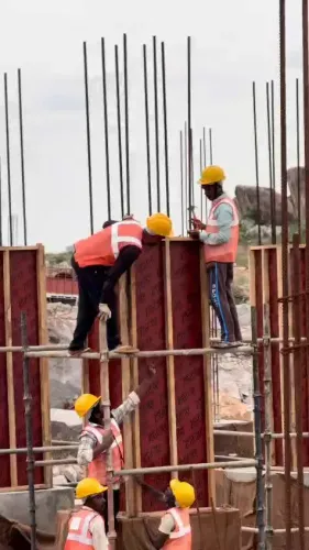 CM Revanth Reddy Inspects School Construction in Kodangal