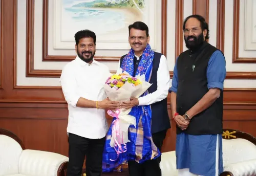 CM Revanth Reddy invites Fadnavis to Invest Telangana Summit