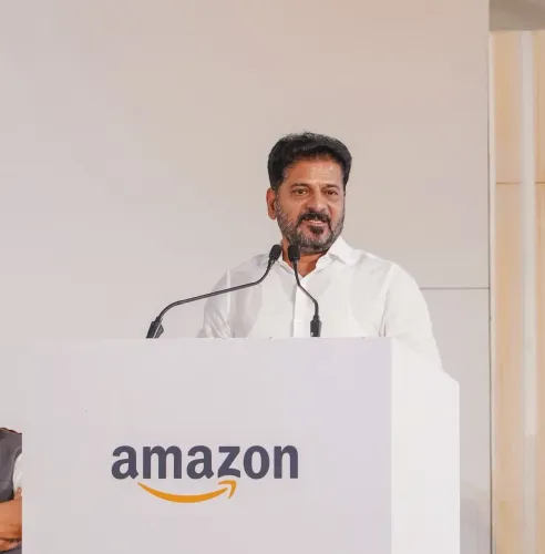 CM Revanth Reddy Marks Amazon Data Centre Groundbreaking at Bharat Future City