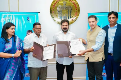 CM Revanth Reddy signs MoUs for Telangana school upgrades