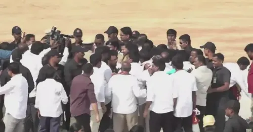 CM Revanth Reddy Visits Anjaneya Temple on Vijayadashami