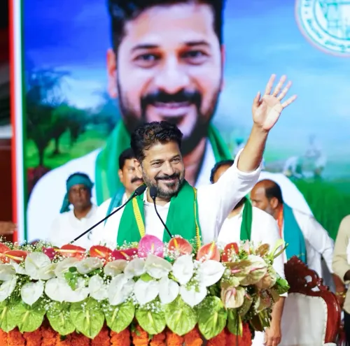CM Revanth Reddy Vows 117 Seats in 2029, Attacks BRS at Khammam Rally