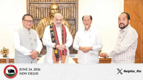 CM Rio Meets Amit Shah on Nagaland Peace, Welfare