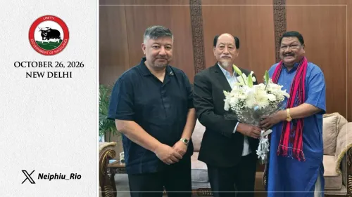 CM Rio meets Union Minister Jual Oram, seeks support for Nagaland film and creative sector