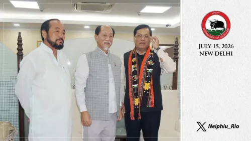 CM Rio Meets Union Minister Sonowal on Nagaland Waterways
