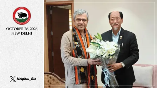 CM Rio meets Vaishnaw to push ANGH's Oscar campaign
