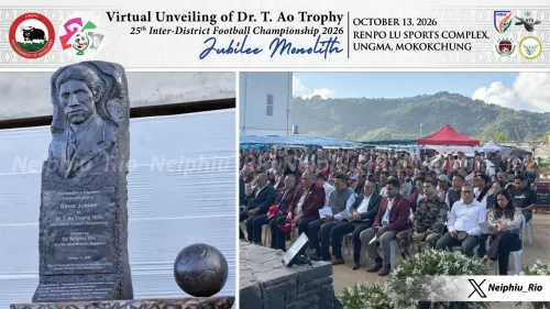 CM Rio Unveils Silver Jubilee Monolith of Dr. T. Ao Trophy