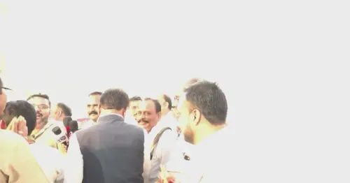 CM Sai attends BJP office bhoomi-pujan, tree-plantation drive