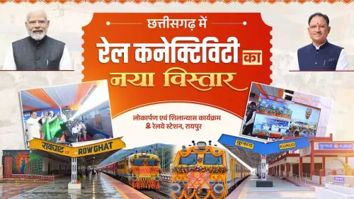 CM Sai Flags New Rail Lines, Services for Chhattisgarh