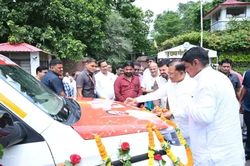 CM Sai flags off free ambulance for Dharshiwa from Raipur