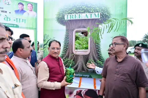 CM Sai Flags Off Tree ATM in Jashpur Under Ek Ped Maa Ke Naam