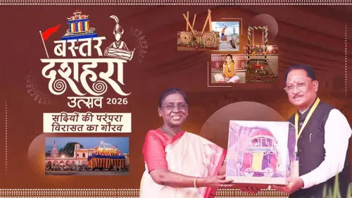 CM Sai hails President Murmu's presence at Bastar Dashhara 2026
