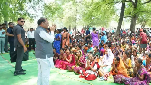 CM Sai Holds Chaupal in Bijapur's Kondapalli Under Sushasan Tihar