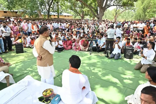 CM Sai Holds Jan Chaupal in Gourela-Pendra-Marwahi