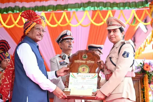 CM Sai Honours Chhattisgarh Police on 80th Independence Day