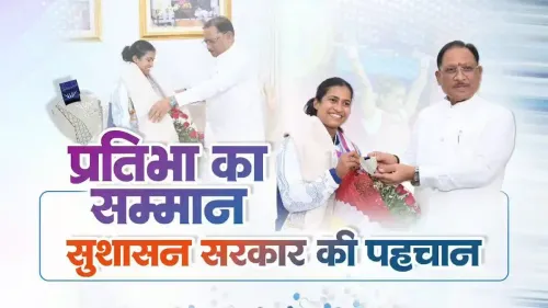 CM Sai honours CWG 2026 silver medallist Gyaneshwari Yadav