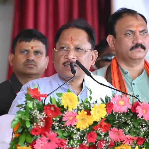 CM Sai inaugurates development works in Nawagarh block
