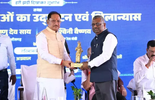 CM Sai Inaugurates Two Rail Lines, Launches Train Services in Chhattisgarh
