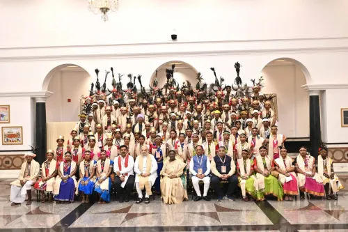 CM Sai Leads Bastar Delegation to Rashtrapati Bhavan